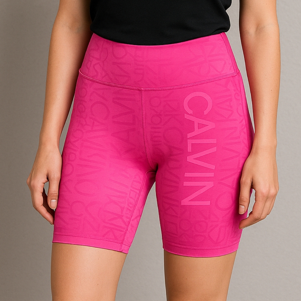 Calvin Klein Women's Vibrant Pink Bike Shorts